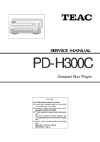 Teac PD-H300C-Service-Manual